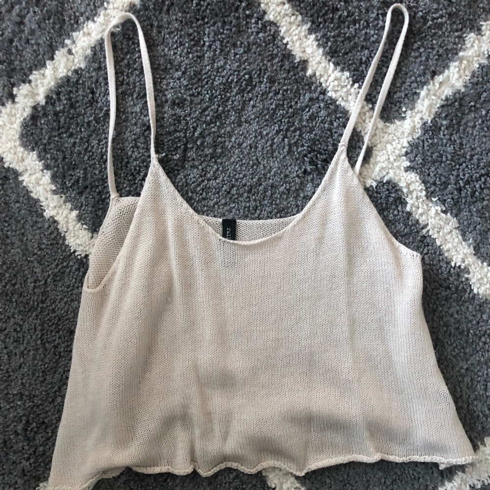 Sweater Knit Crop Top